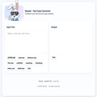 Text Case Converter Screenshot
